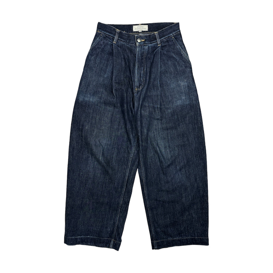 (XS) STUDIO NICHOLSON PUCH SELVEDGE DENIM - INDIGO