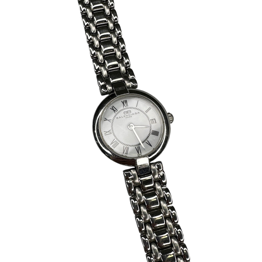 BALENCIAGA B600 VINTAGE QUARTZ MOVEMENT WATCH - SILVER