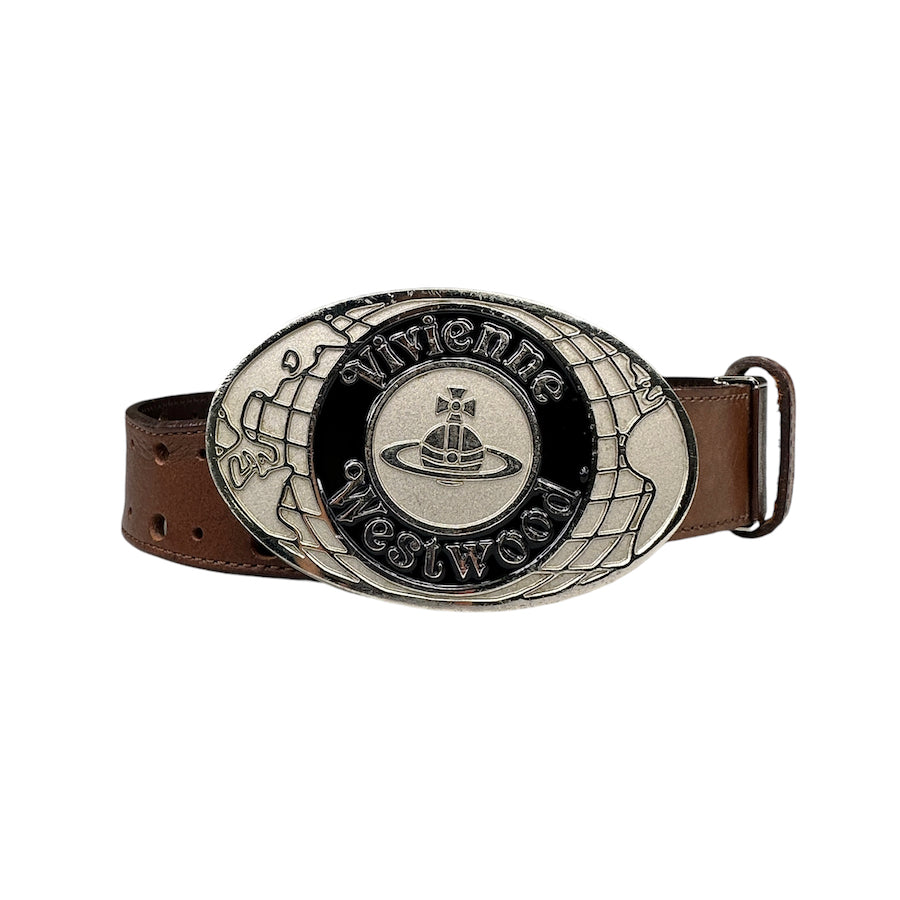 VIVIENNE WESTWOOD MAN OVAL BUCKLE BELT