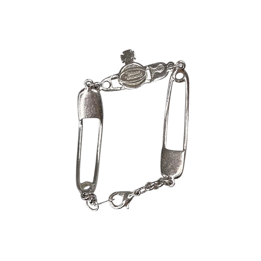 VIVIENNE WESTWOOD SAFETY PIN SILVER BRACELET