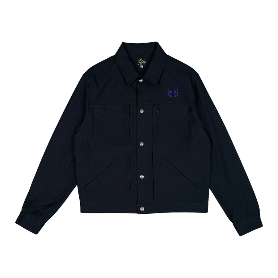 NEEDLES PENNY JACKET - BLACK / PURPLE