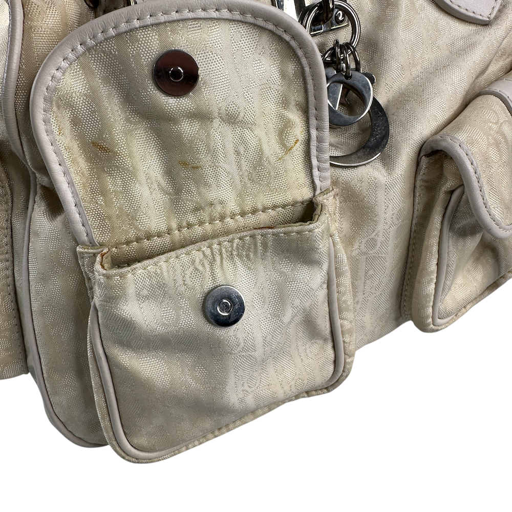 DIOR 2007 MONOGRAM CANVAS MULTI-POCKET BAG