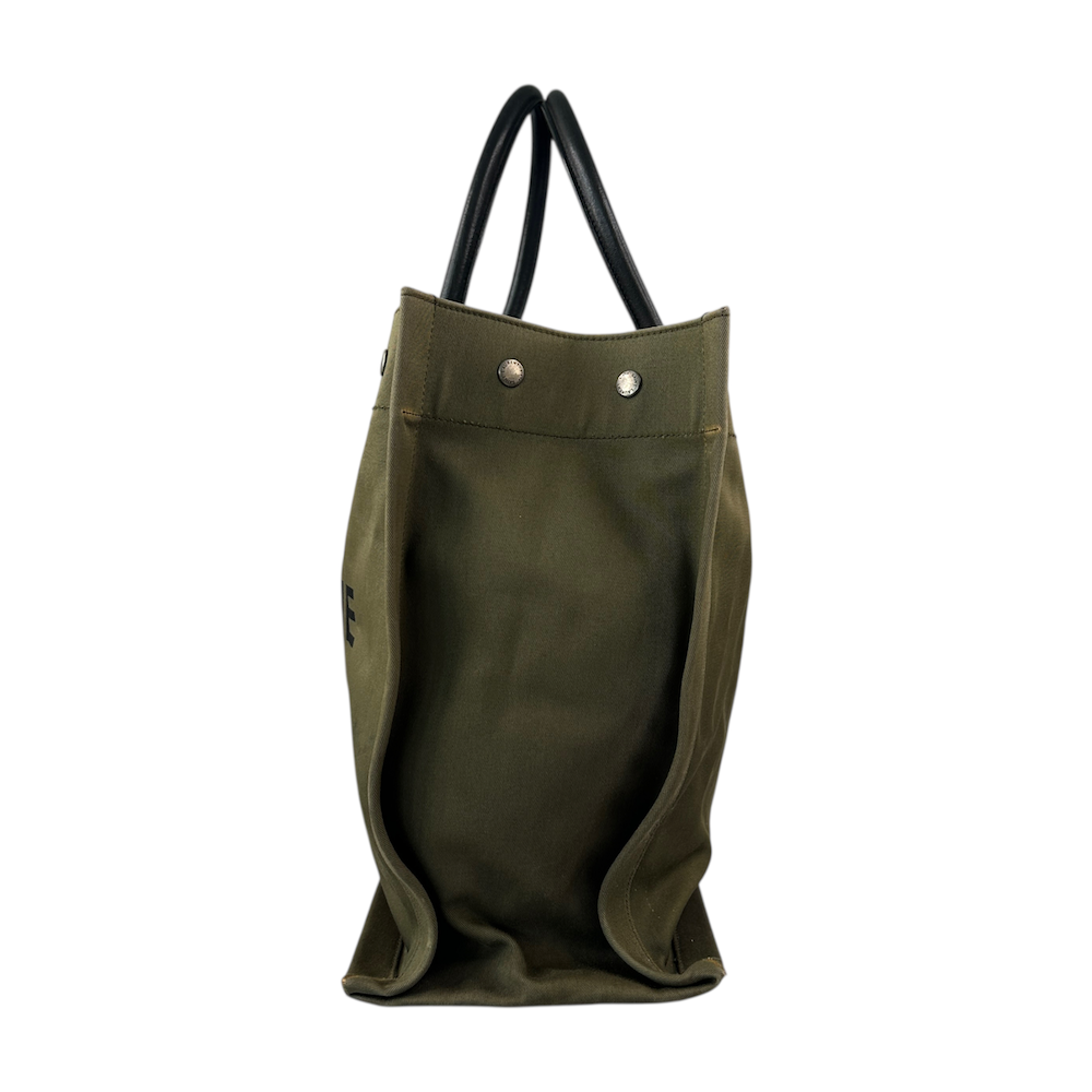 SAINT LAURENT RIVE GAUCHE TOTE BAG - GREEN