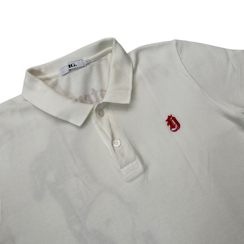 (L) HYSTERIC GLAMOUR "THE HYSTERIC TIMES" POLO SHIRT