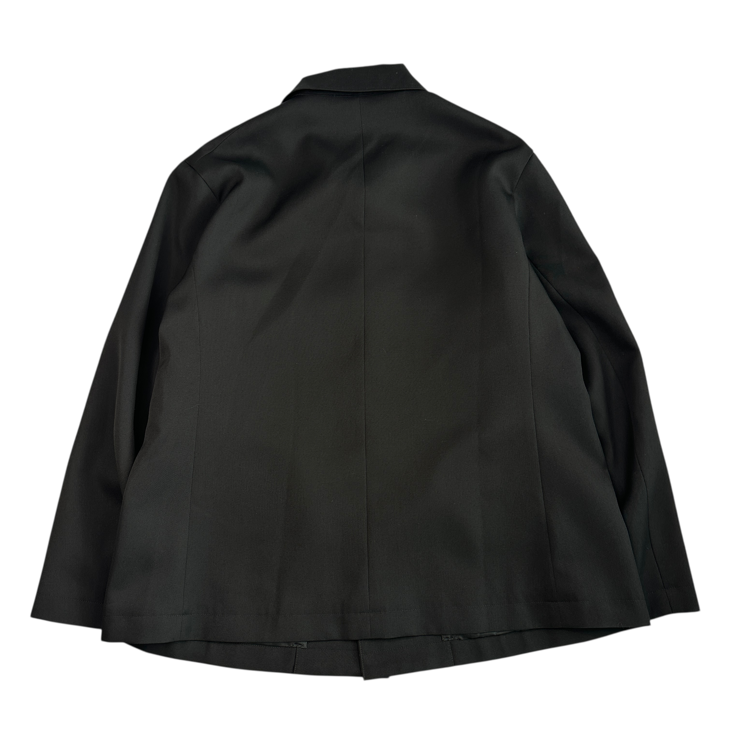 (2) UJOH WOOL QUAD-POCKET BLOUSON JACKET - BLACK