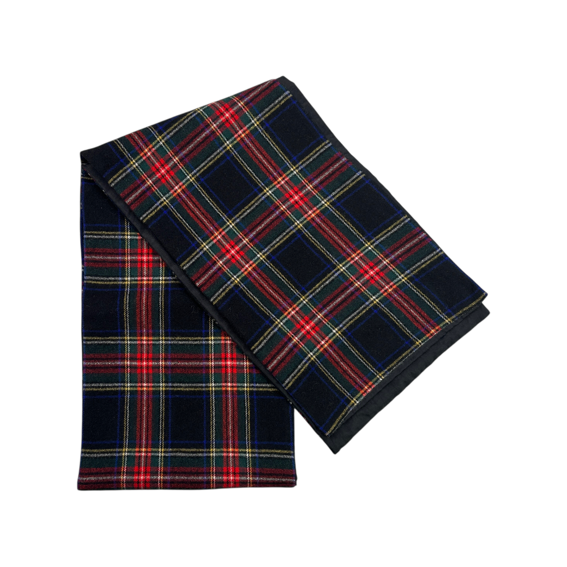 COMME DES GARCONS HOMME WOOL & NYLON TARTAN SCARF