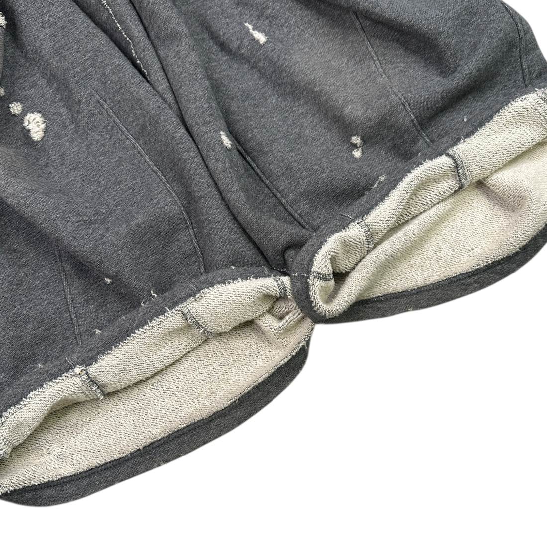 (S) NEEDLES DECONSTRUCTED H.D SWEAT PANTS - GREY