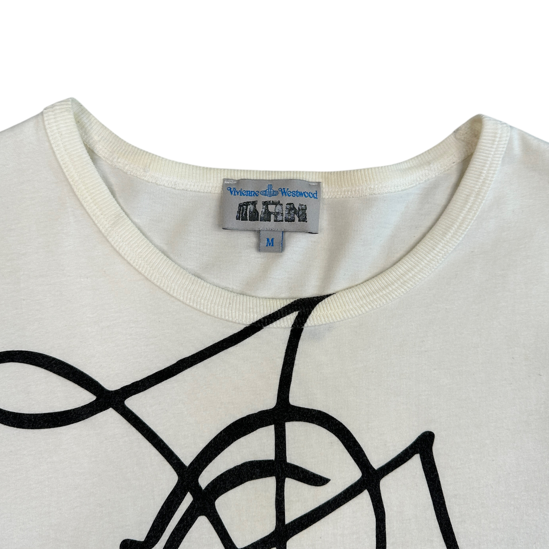 (M) VIVIENNE WESTWOOD MAN T-SHIRT - WHITE