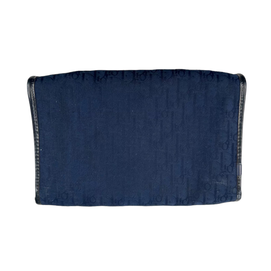 DIOR MONOGRAM NAVY CLUTCH BAG