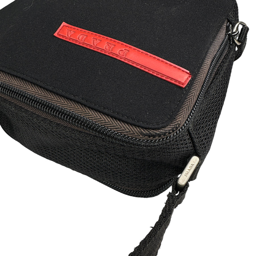 PRADA SPORT NEOPRENE & MESH 2-WAY CROSSBODY/WAISTBAG