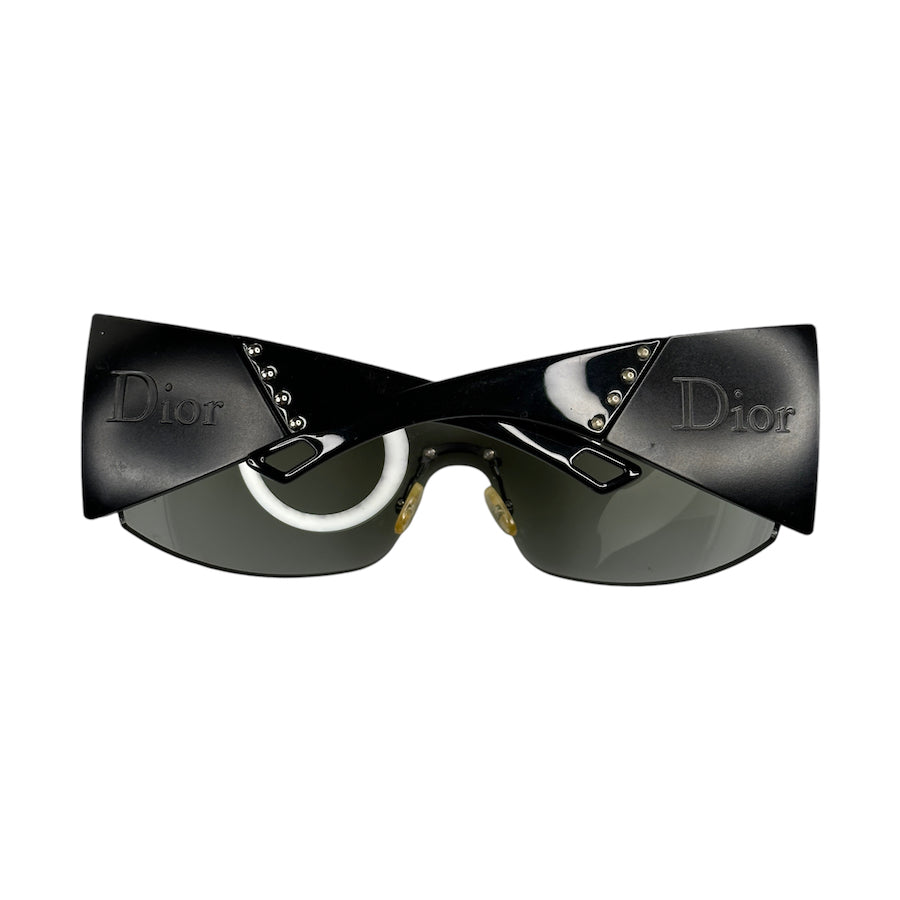 DIOR DIORITO 2 SHIELD SUNGLASSES - BLACK