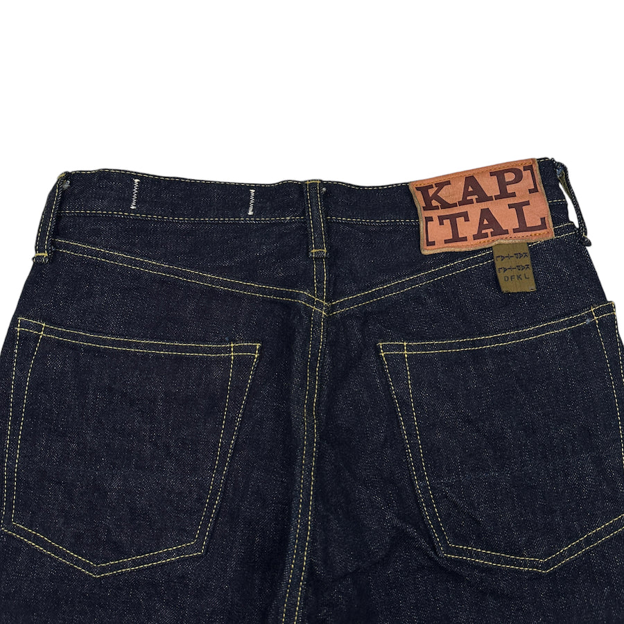 KAPITAL STRAIGHT CUT SELVEDGE DENIM