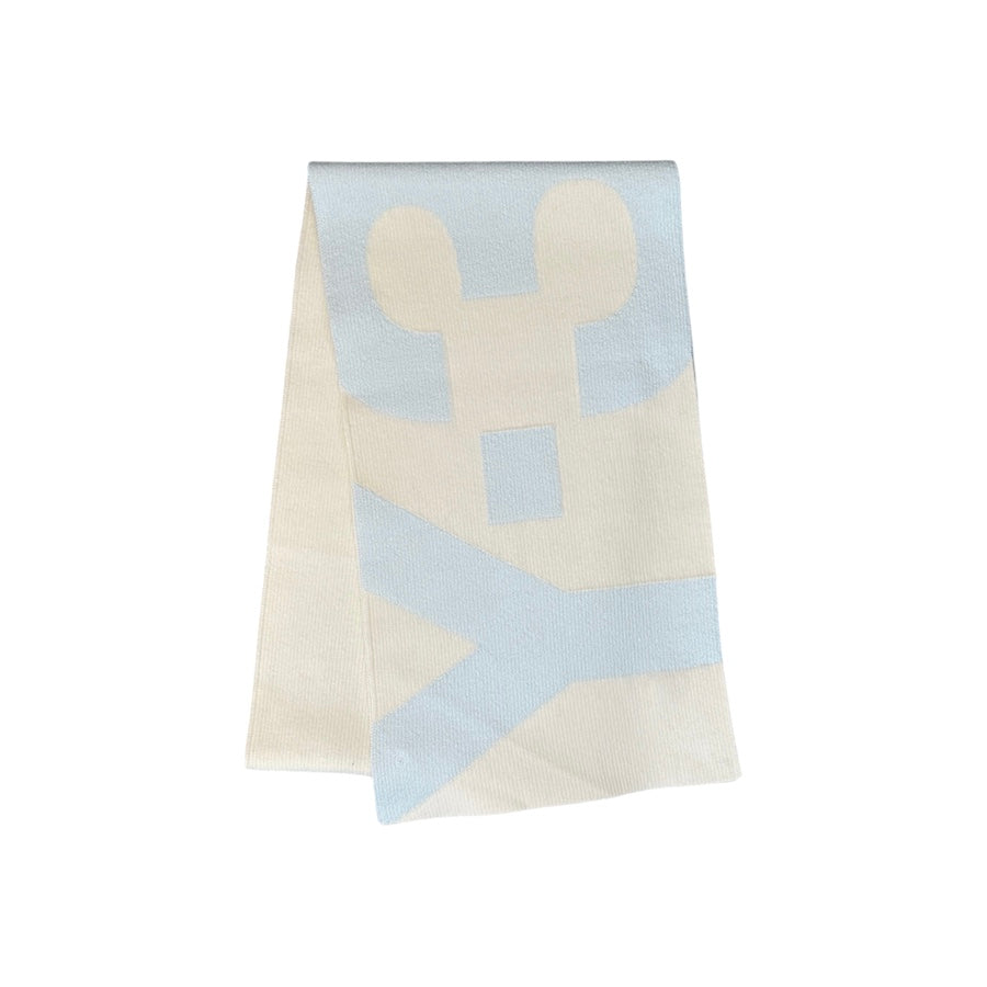 ADIDAS Y3 YOHJI YAMAMOTO BABY BLUE/WHITE SCARF