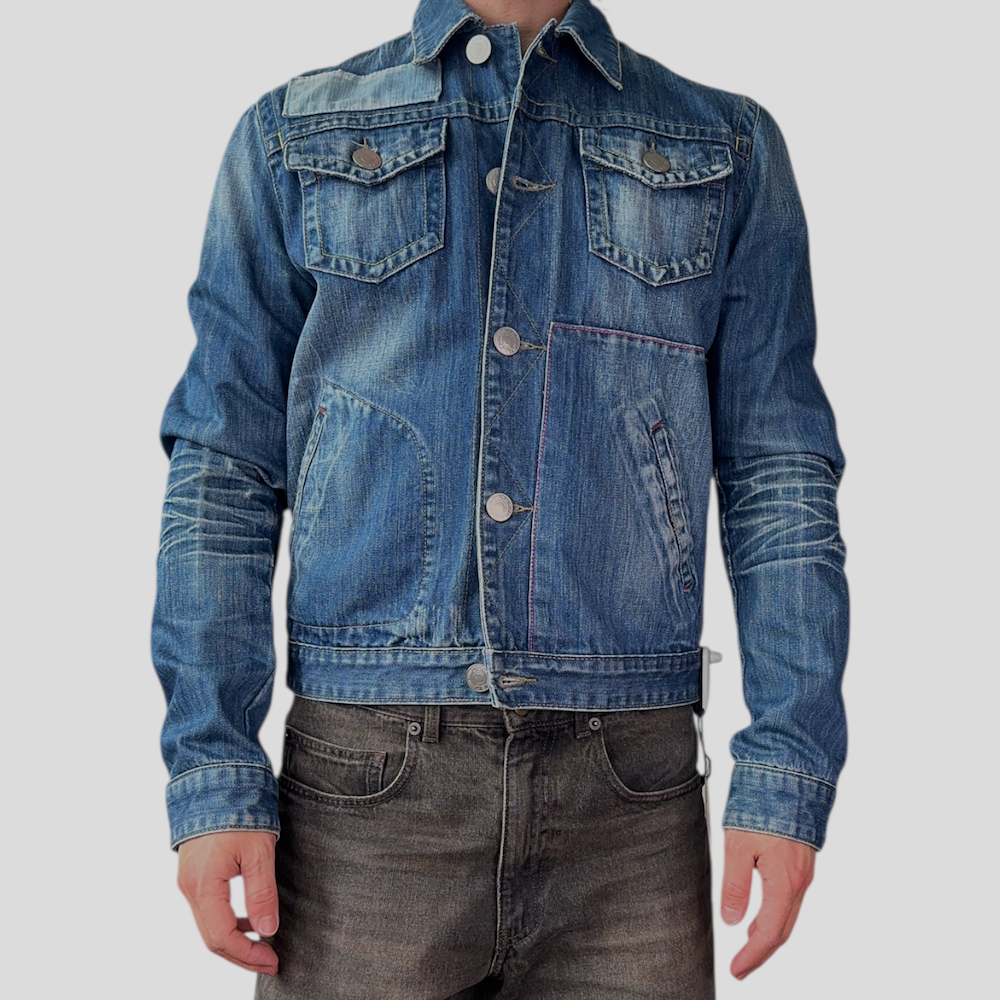 DSQUARED DISTRESSED DENIM JACKET