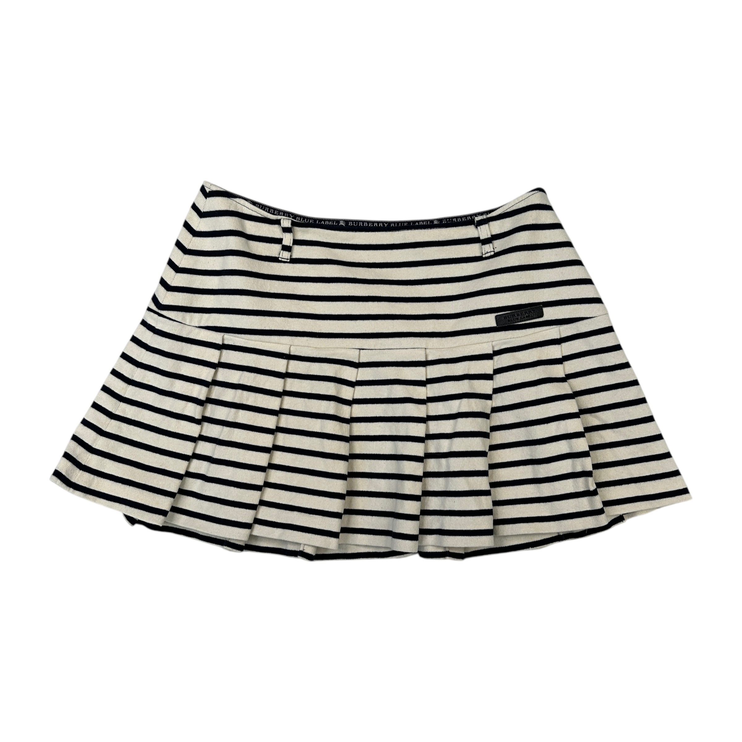(38) BURBERRY BLUE LABEL STRIPED SKIRT