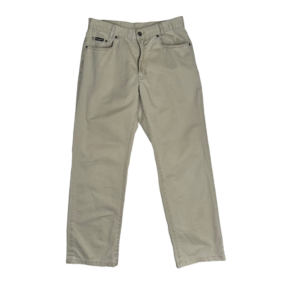 YVES SAINT LAURENT CHINO TROUSERS - BEIGE