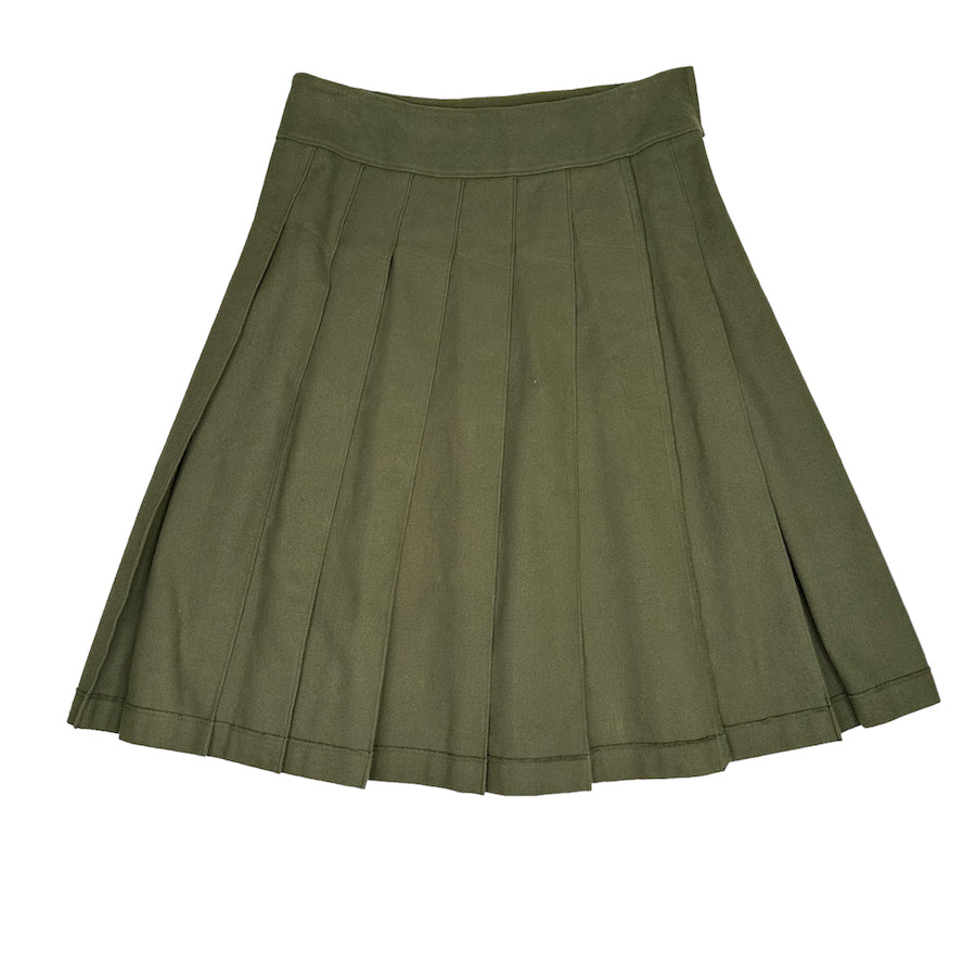 COMME DES GARCONS ARMY GREEN SKIRT