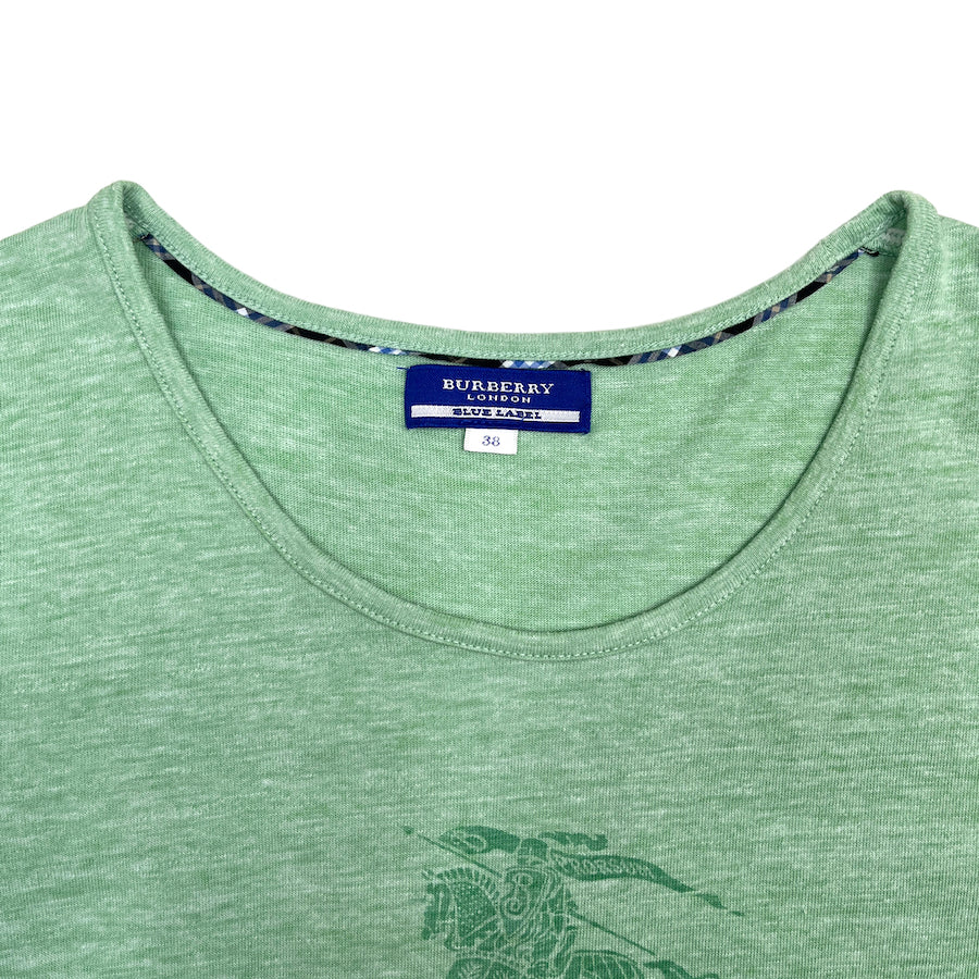 BURBERRY BLUE LABEL LOGO TEE - GREEN