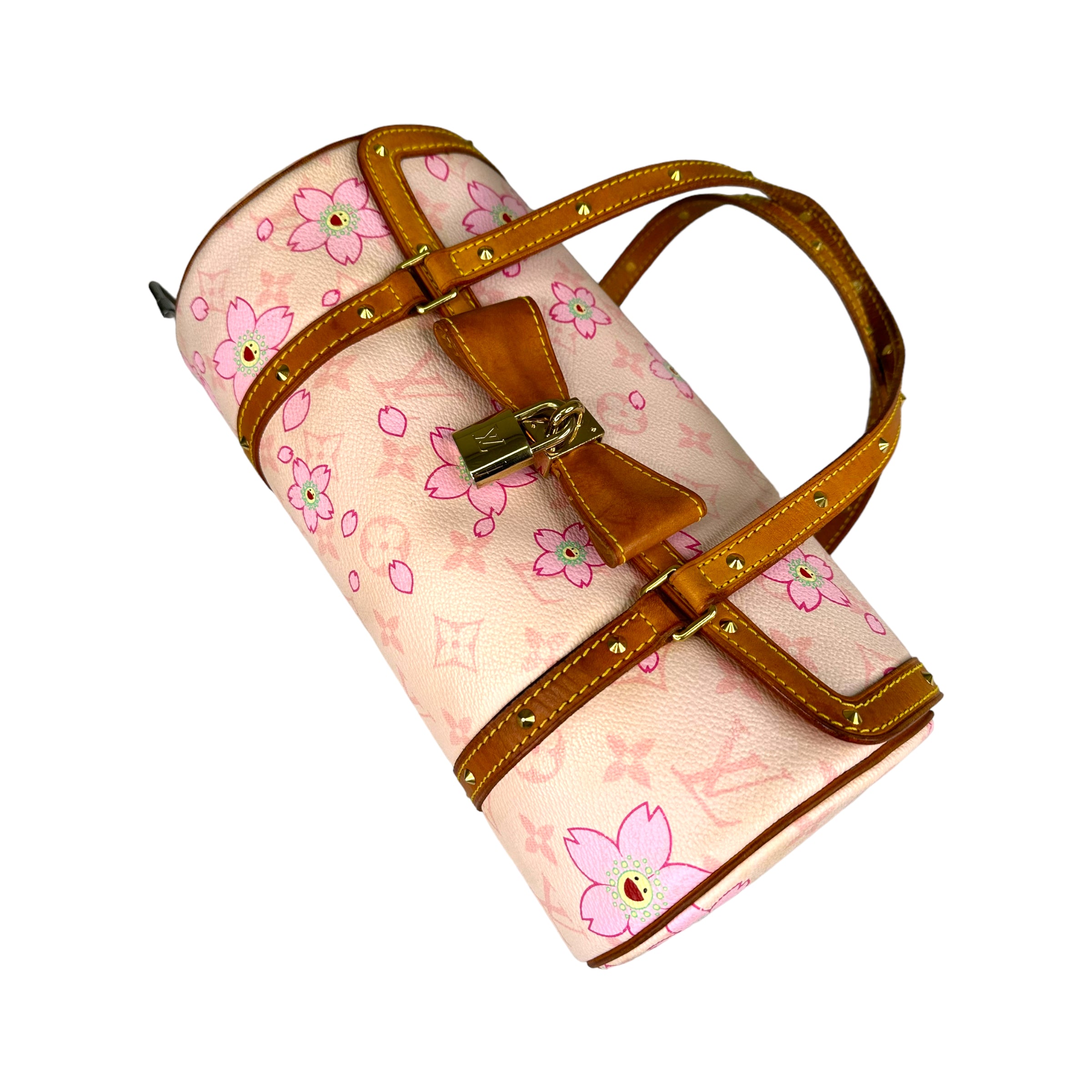 LOUIS VUITTON X TAKASHI MURAKAMI PINK PAPILLION 30 CHERRY BLOSSOM