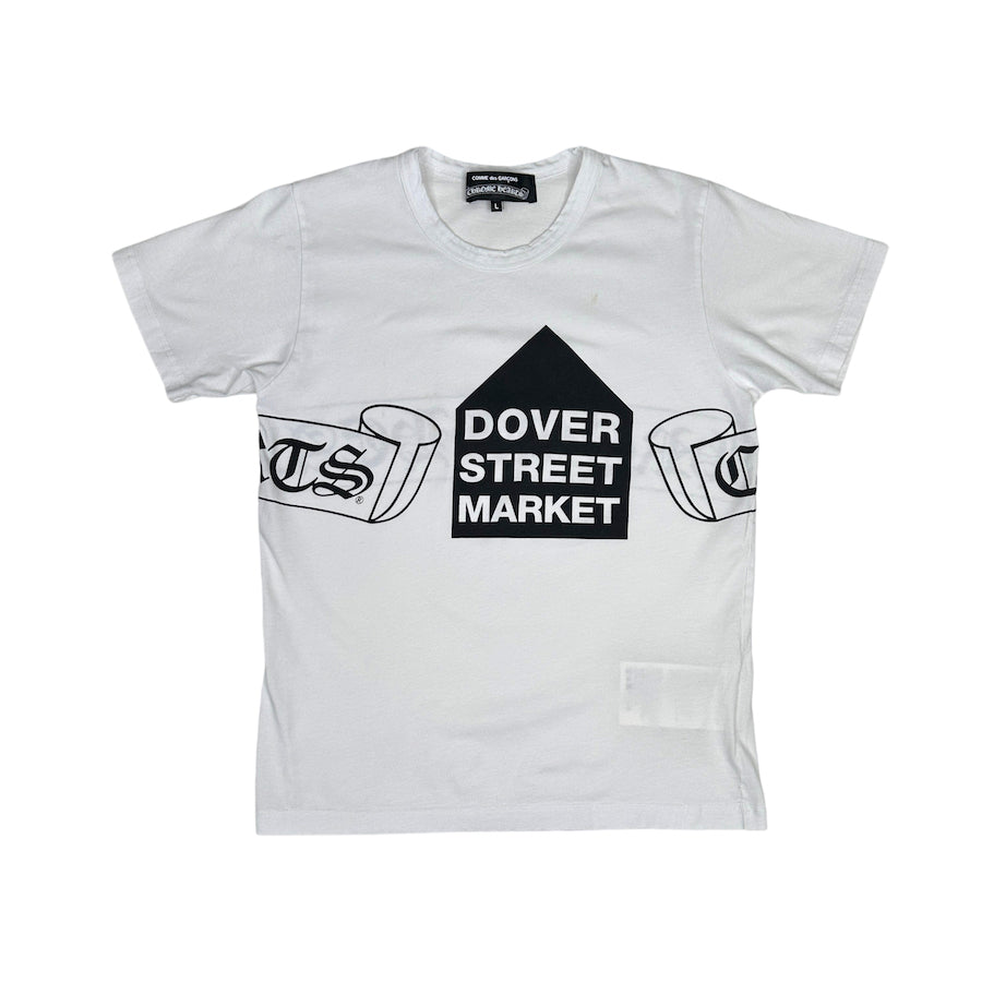 CHROME HEARTS X COMME DES GARCONS DSM TEE - WHITE