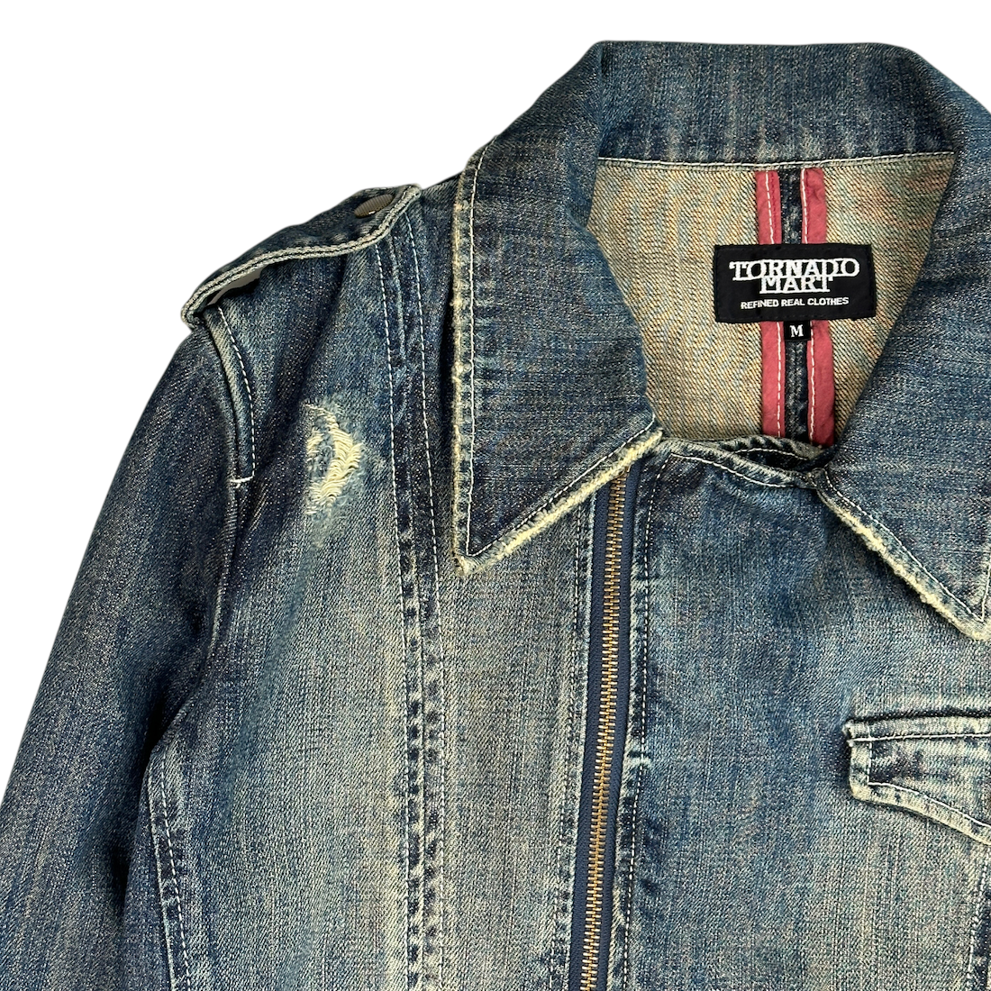 (M) TORNADO MART WESTERN-STYLE DENIM JACKET