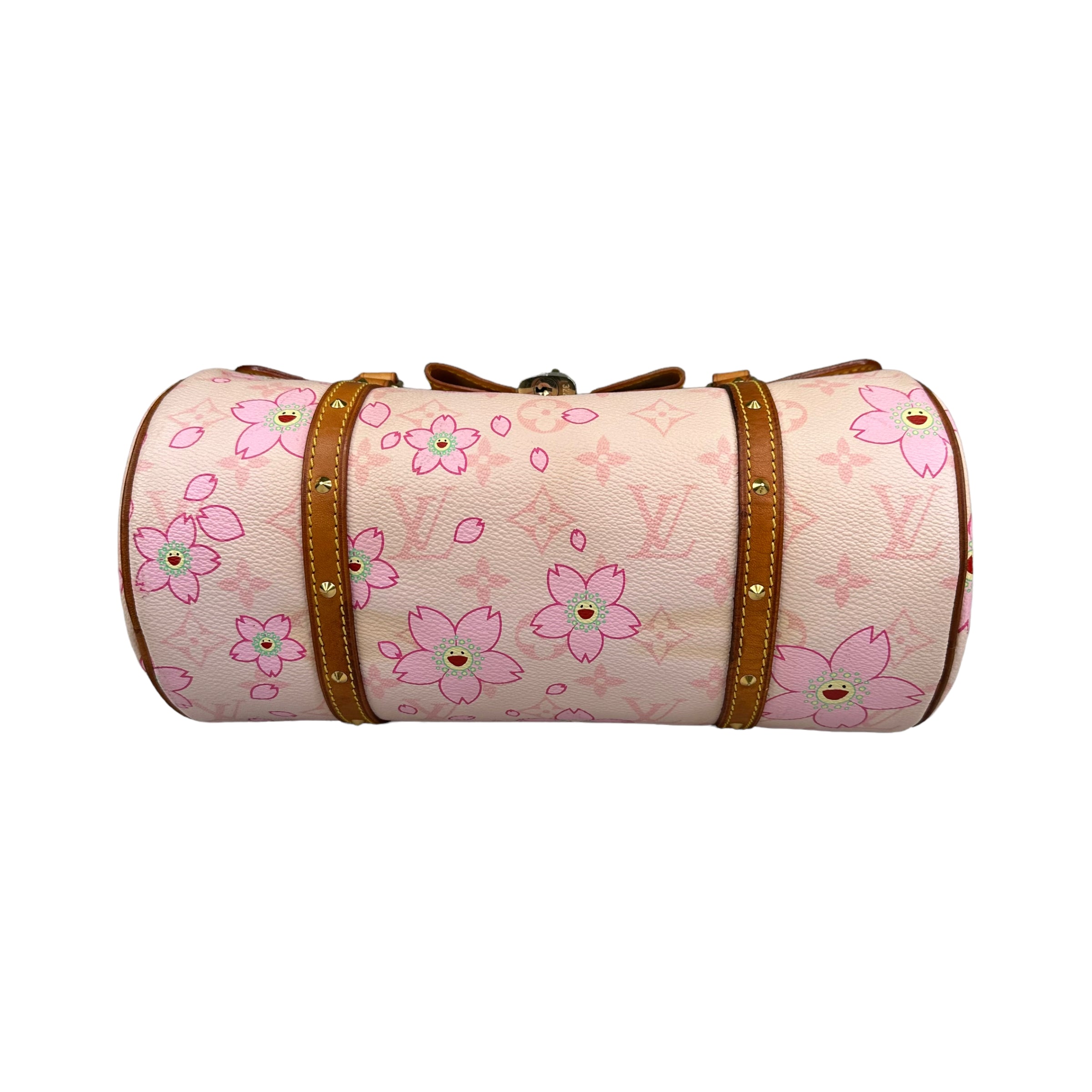 LOUIS VUITTON X TAKASHI MURAKAMI PINK PAPILLION 30 CHERRY BLOSSOM