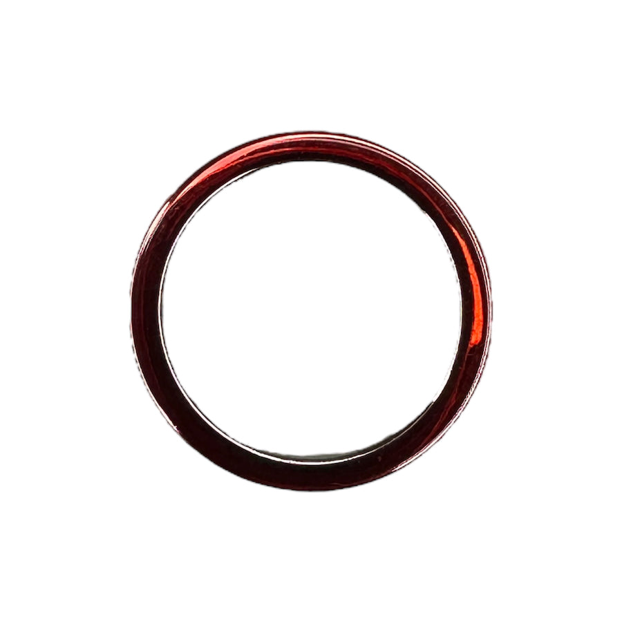 (1) MAISON MARGIELA MM6 RED SPACER RING