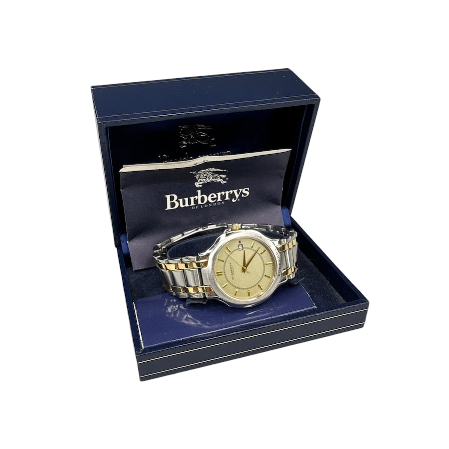 BURBERRY TWO-TONE SOLAR CELL WATCH