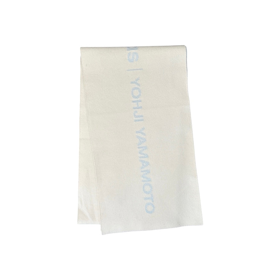 ADIDAS Y3 YOHJI YAMAMOTO BABY BLUE/WHITE SCARF