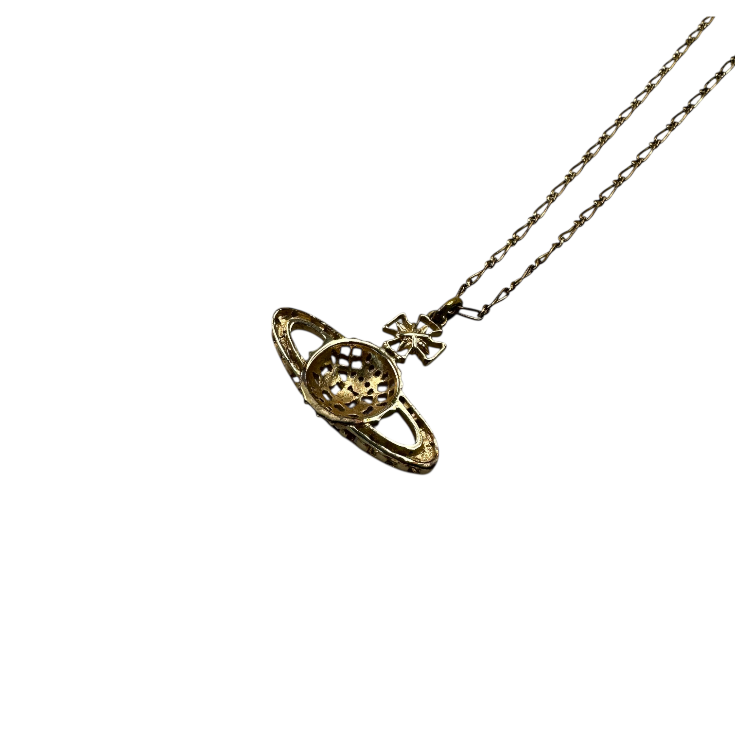 VIVIENNE WESTWOOD MAYFAIR BAS RELIEF NECKLACE - GOLD PLATED