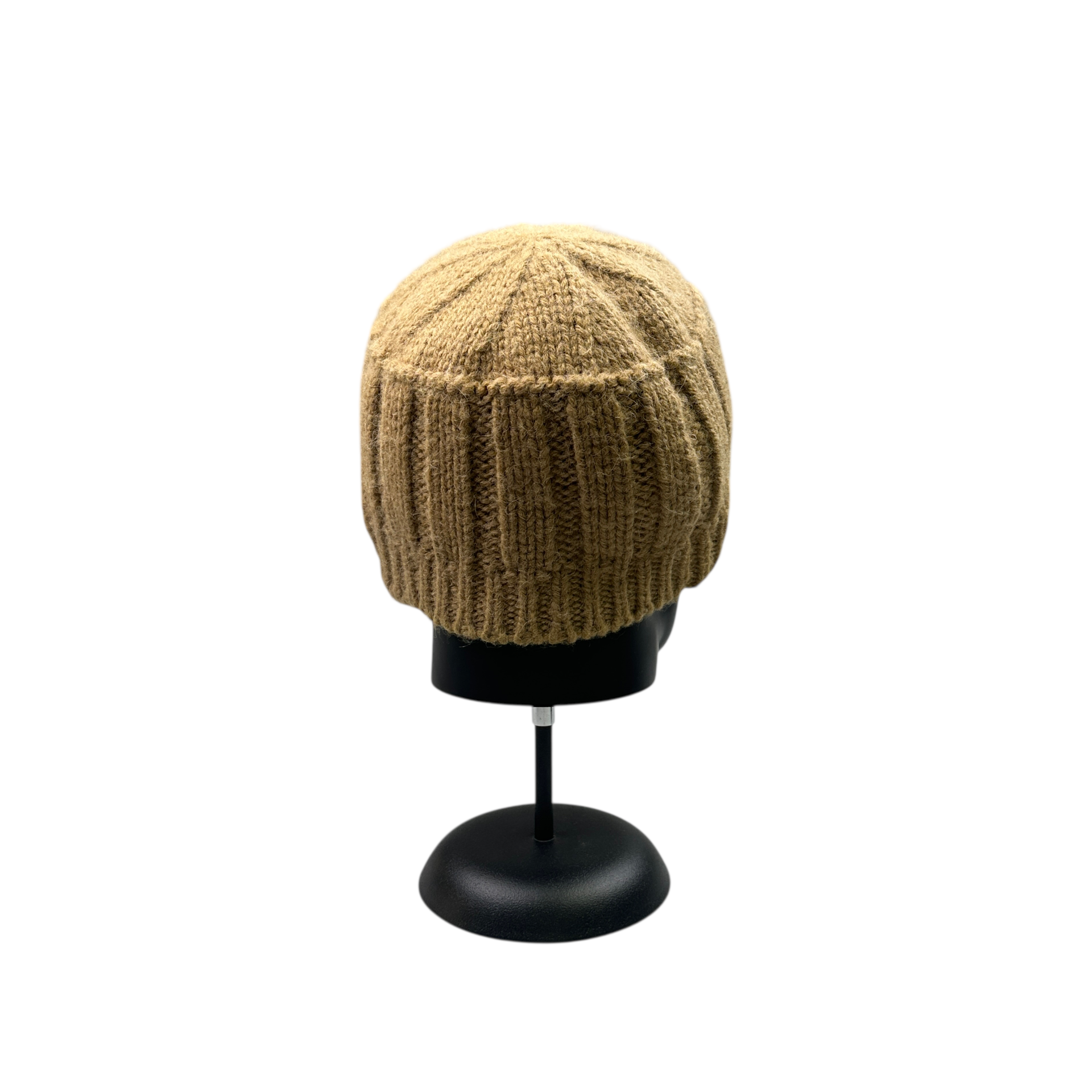 (L) DSQUARED WOOL BRIM BEANIE - BEIGE