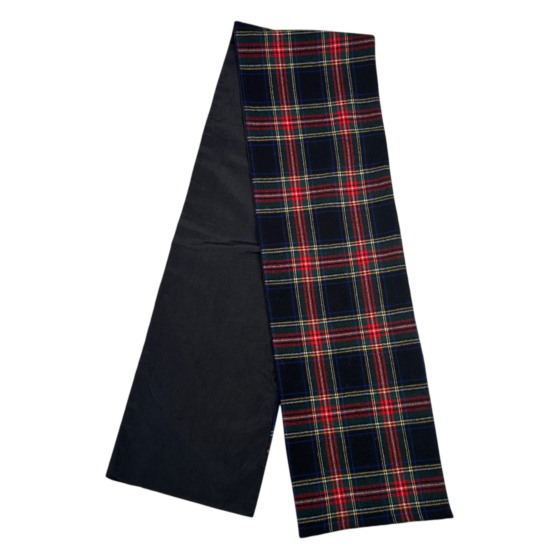 COMME DES GARCONS HOMME WOOL & NYLON TARTAN SCARF