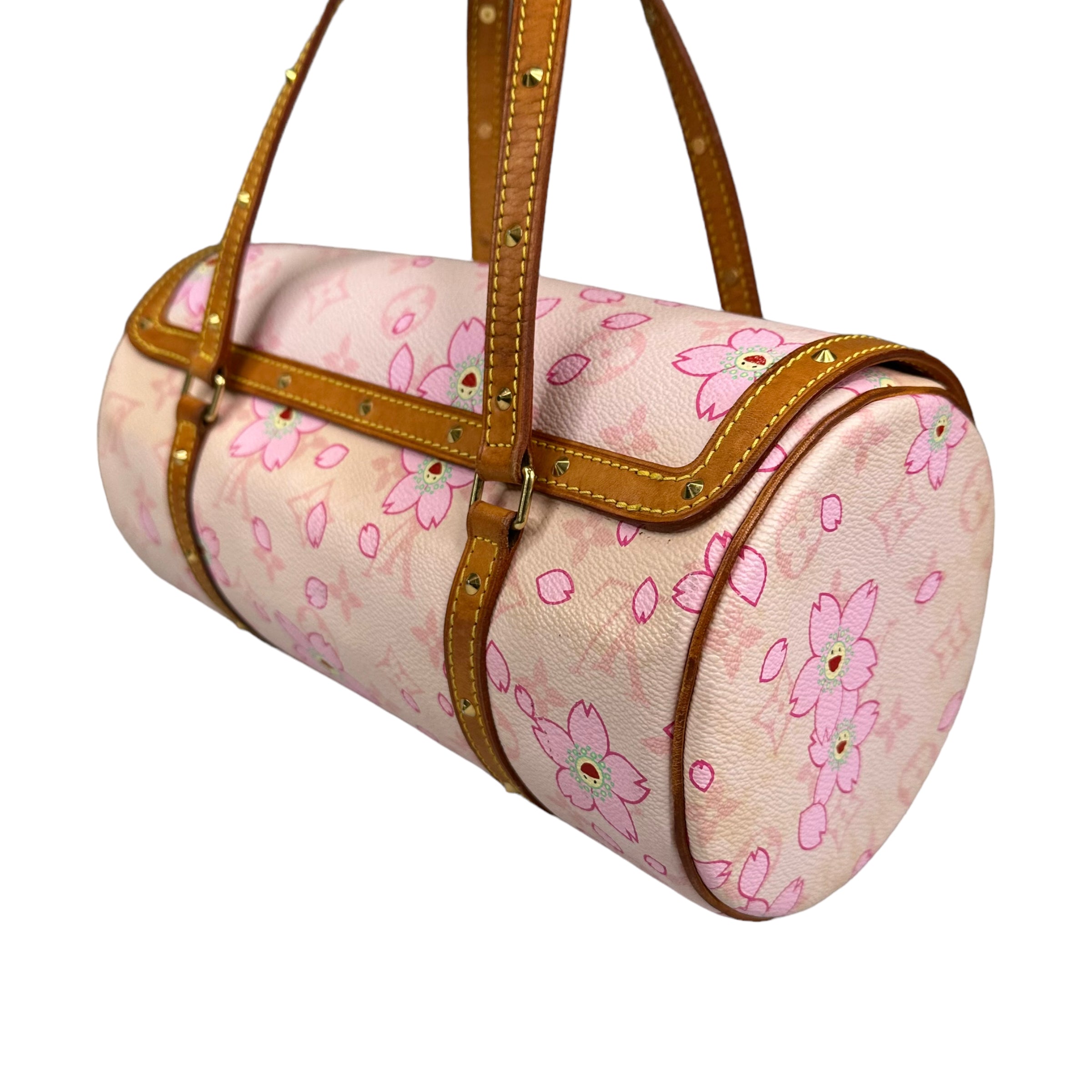 LOUIS VUITTON X TAKASHI MURAKAMI PINK PAPILLION 30 CHERRY BLOSSOM