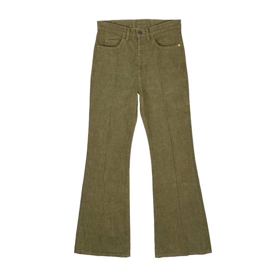 KAPITAL OKABELLBO FLARED DENIM - GREEN