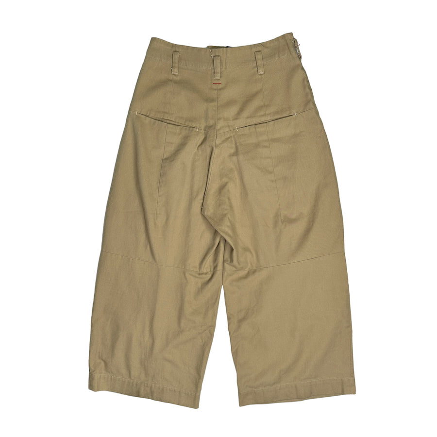 SHINYA KOZUKA BEIGE BAGGY PANTS