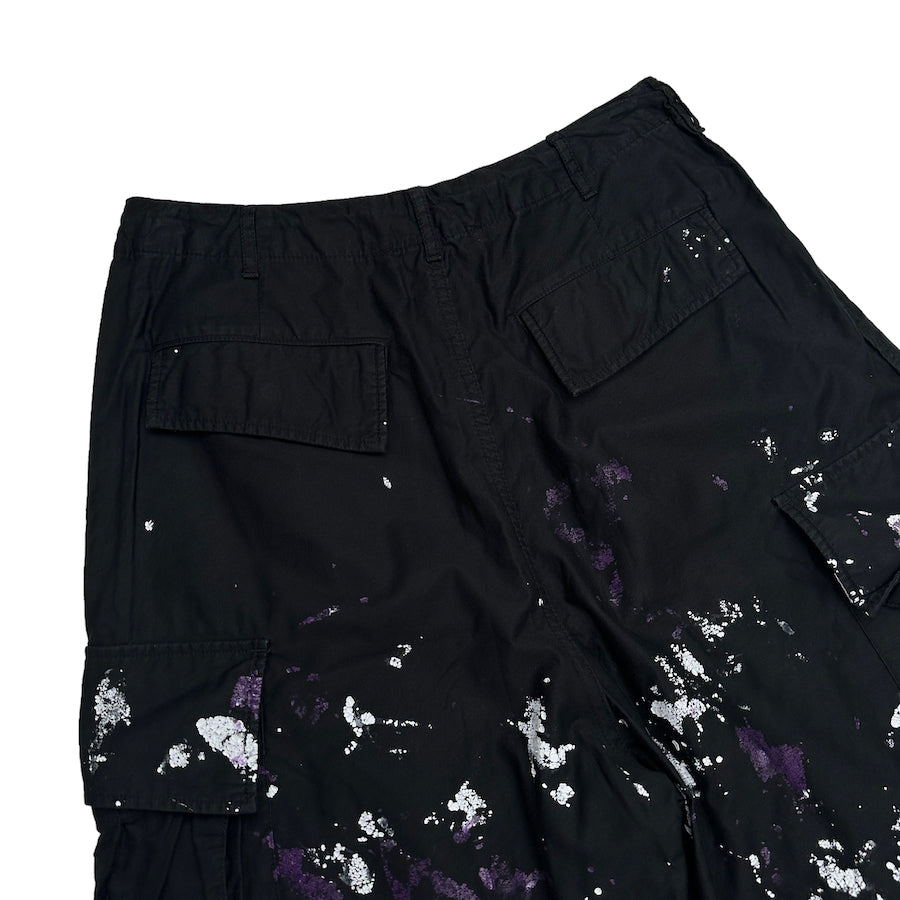 NEEDLES MUSEUM ARK EXCLUSIVE H.D BDU PAINT PANTS - BLACK