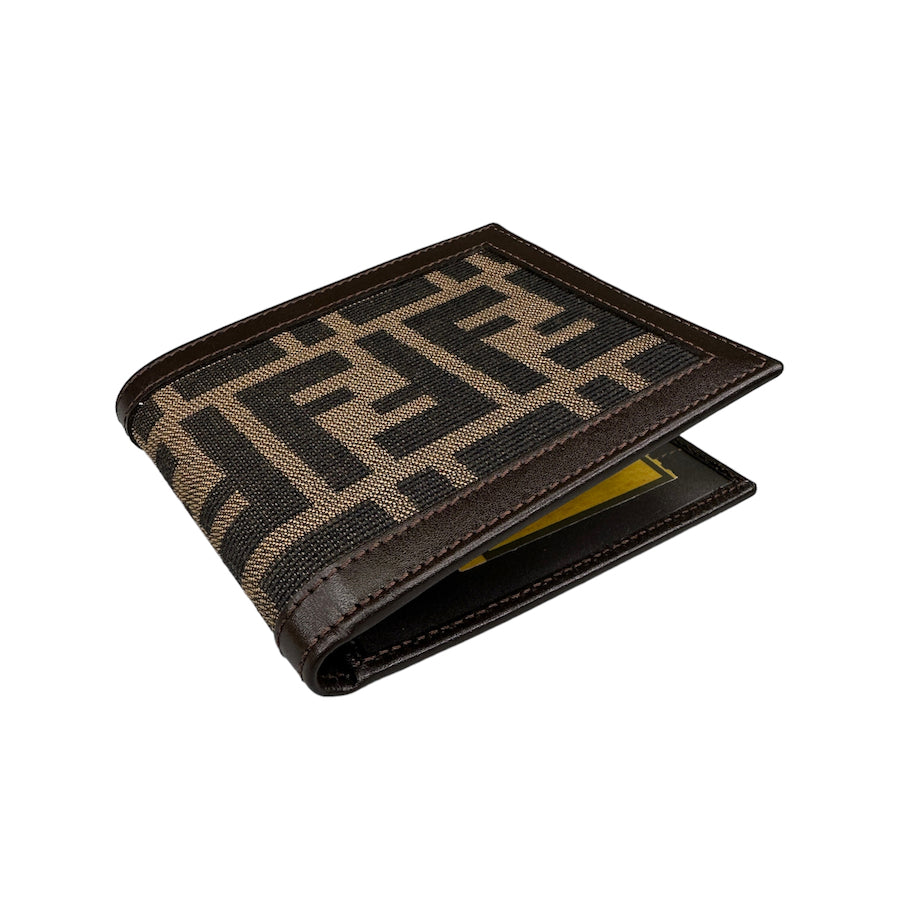 (NEW W/ BOX) FENDI ZUCCA CANVAS BI-FOLD WALLET