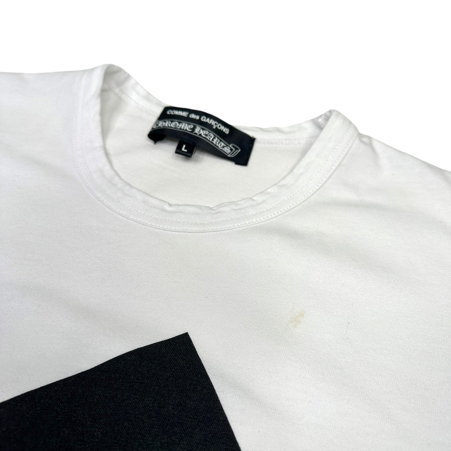 CHROME HEARTS X COMME DES GARCONS DSM TEE - WHITE