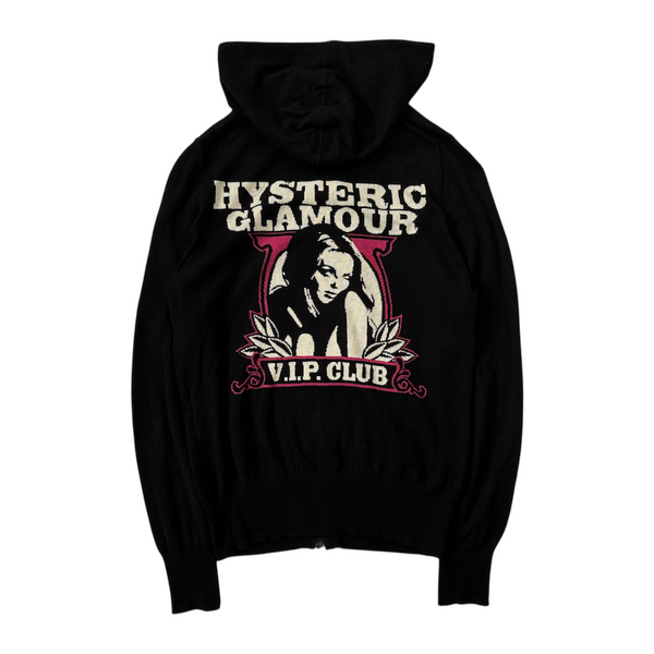 ウェア hysteric glamour hoodie HYSTERIC GLAMOUR 'VIP CLUB' ZIP HOODIE - BLACK/PINK – Top Floor