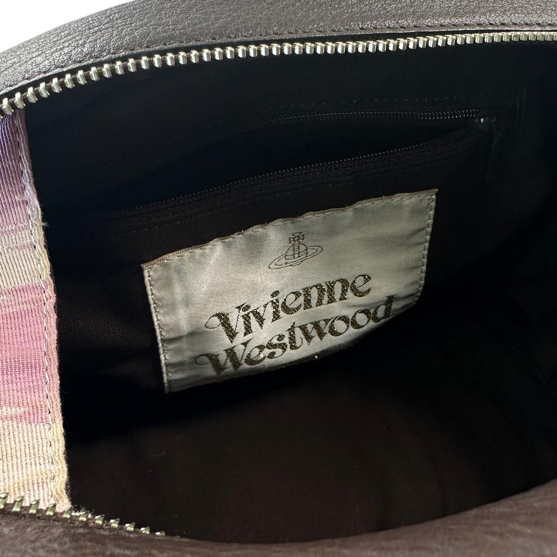 VIVIENNE WESTWOOD CANVAS LEOPARD PRINT CANVAS BAG
