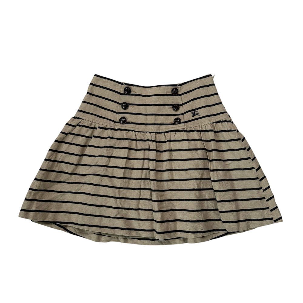 (38) BURBERRY BLUE LABEL STRIPED SKIRT