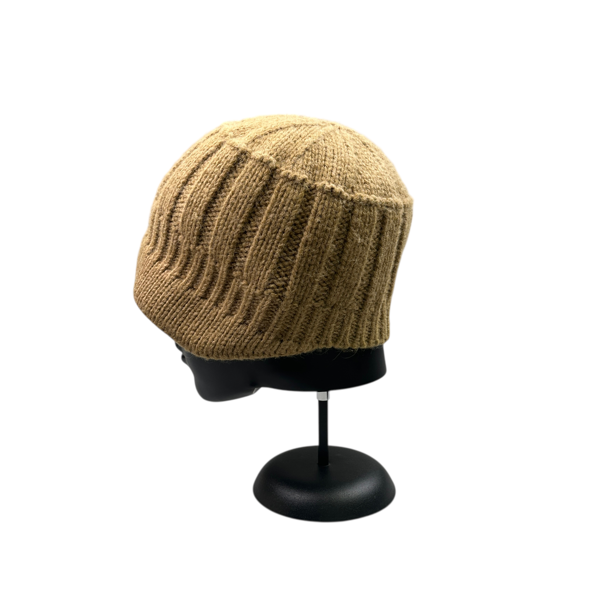 (L) DSQUARED WOOL BRIM BEANIE - BEIGE