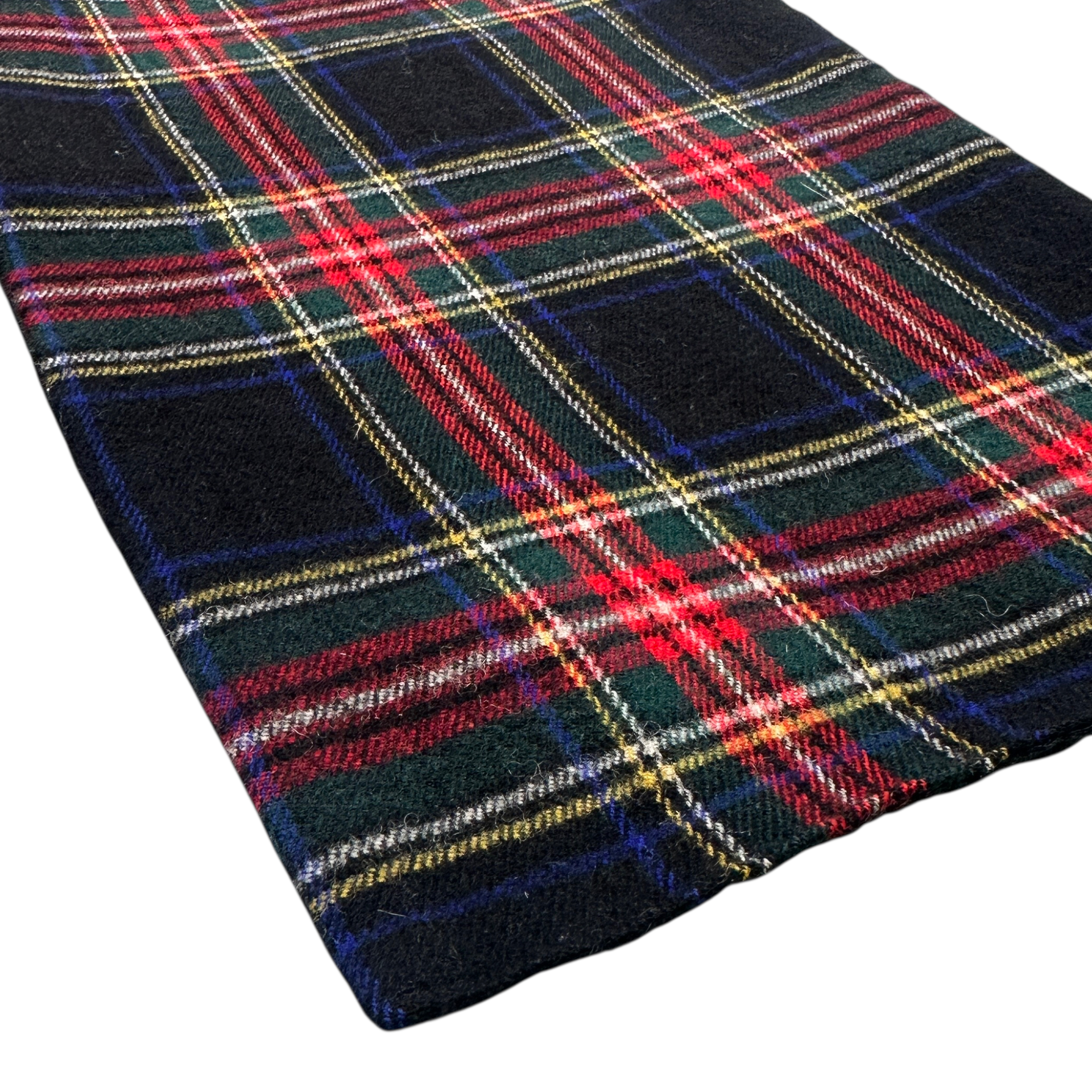 COMME DES GARCONS HOMME WOOL & NYLON TARTAN SCARF