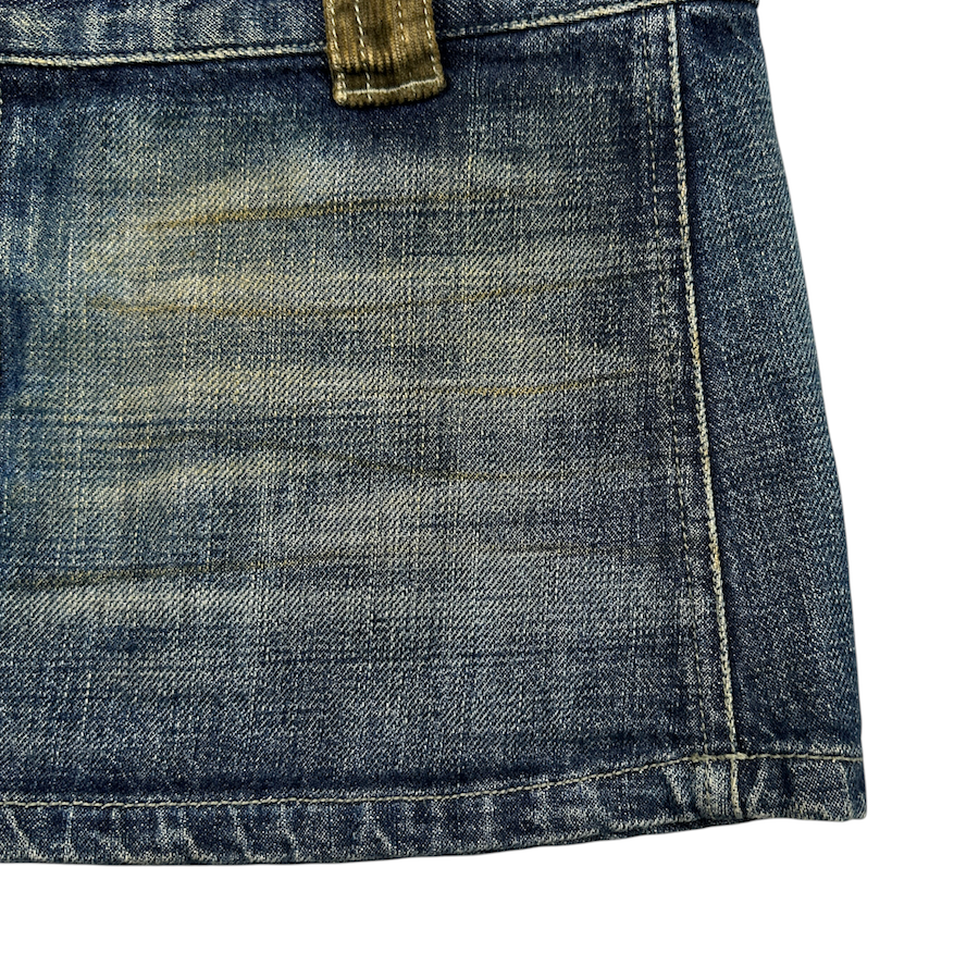 (26) DIESEL MINI DENIM / CORDUROY SKIRT