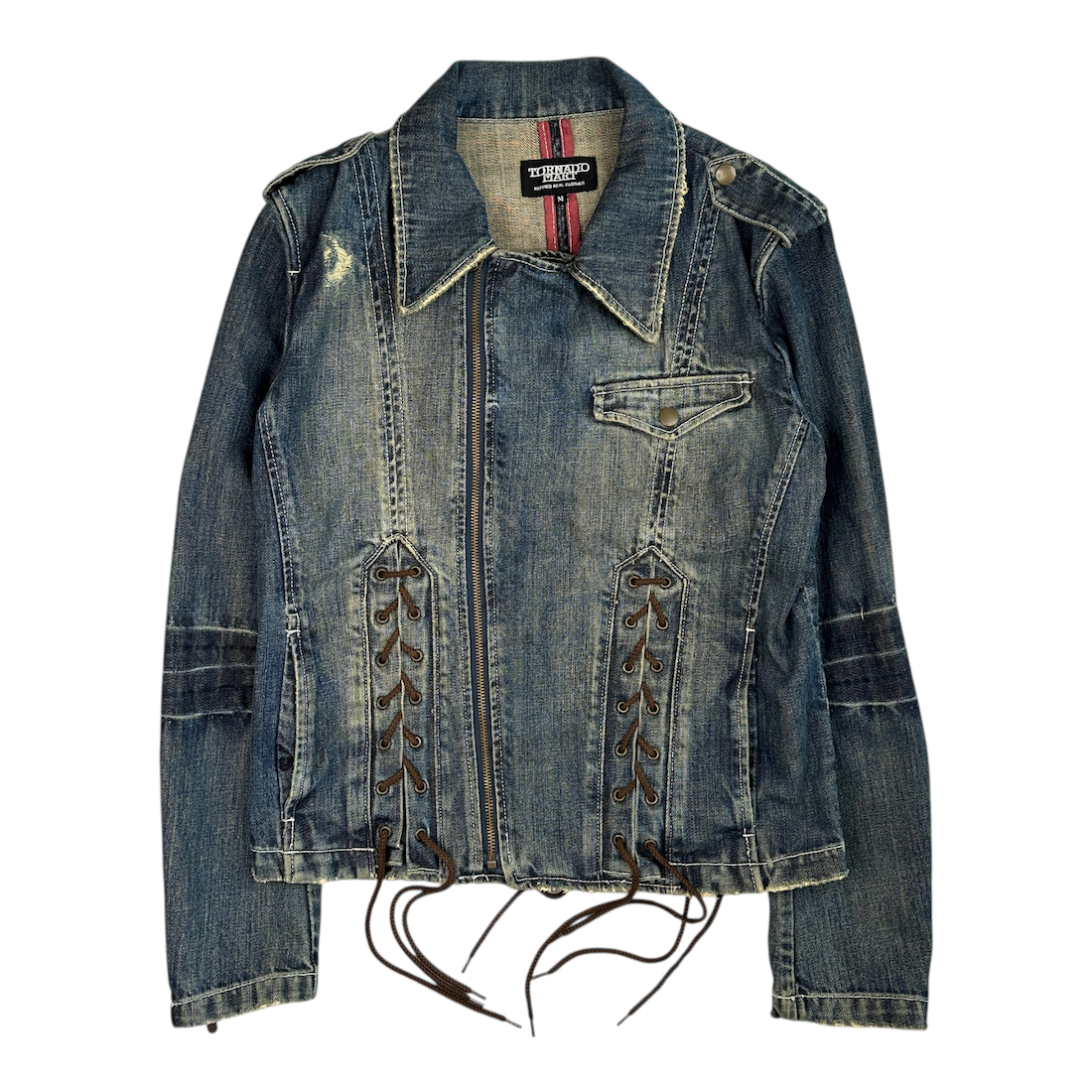 (M) TORNADO MART WESTERN-STYLE DENIM JACKET