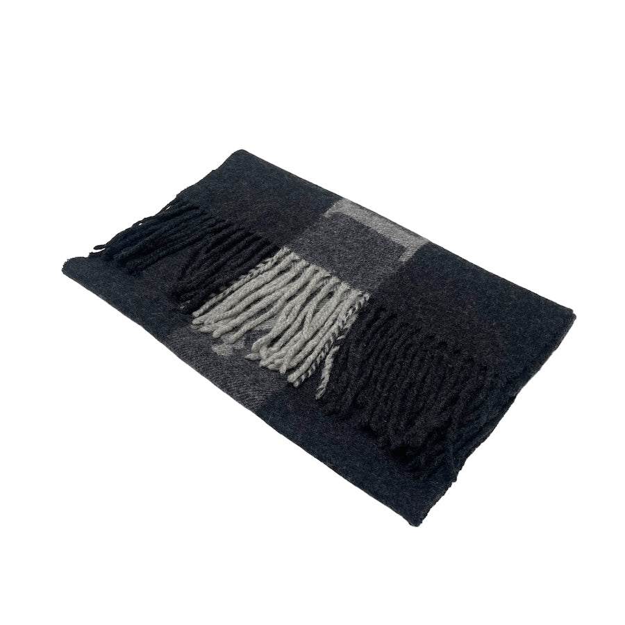 DIOR SPELLOUT SCARF BLACK/GREY 3HF10