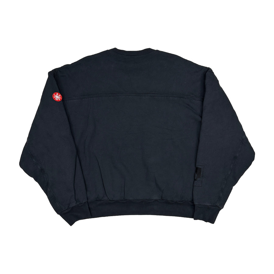 CAV EMPT OVERDYED DOUBLE FLEECE CREWNECK