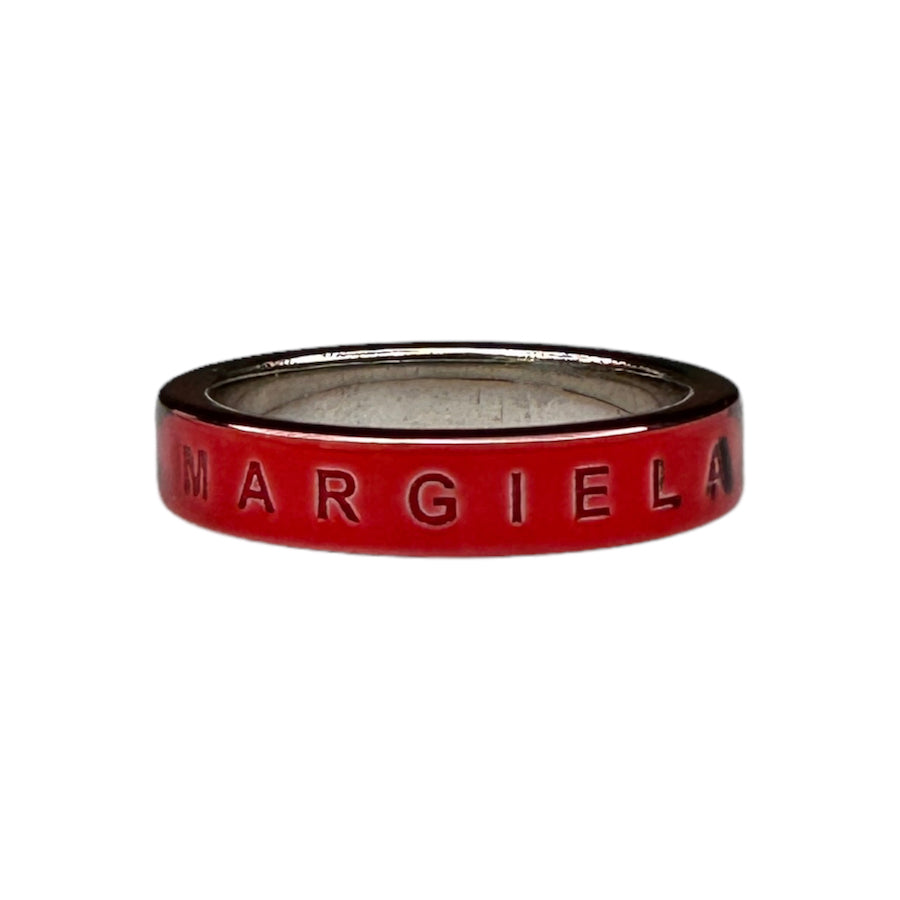 (1) MAISON MARGIELA MM6 RED SPACER RING