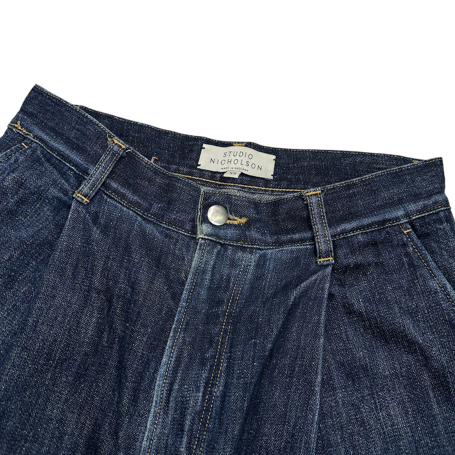 (XS) STUDIO NICHOLSON PUCH SELVEDGE DENIM - INDIGO