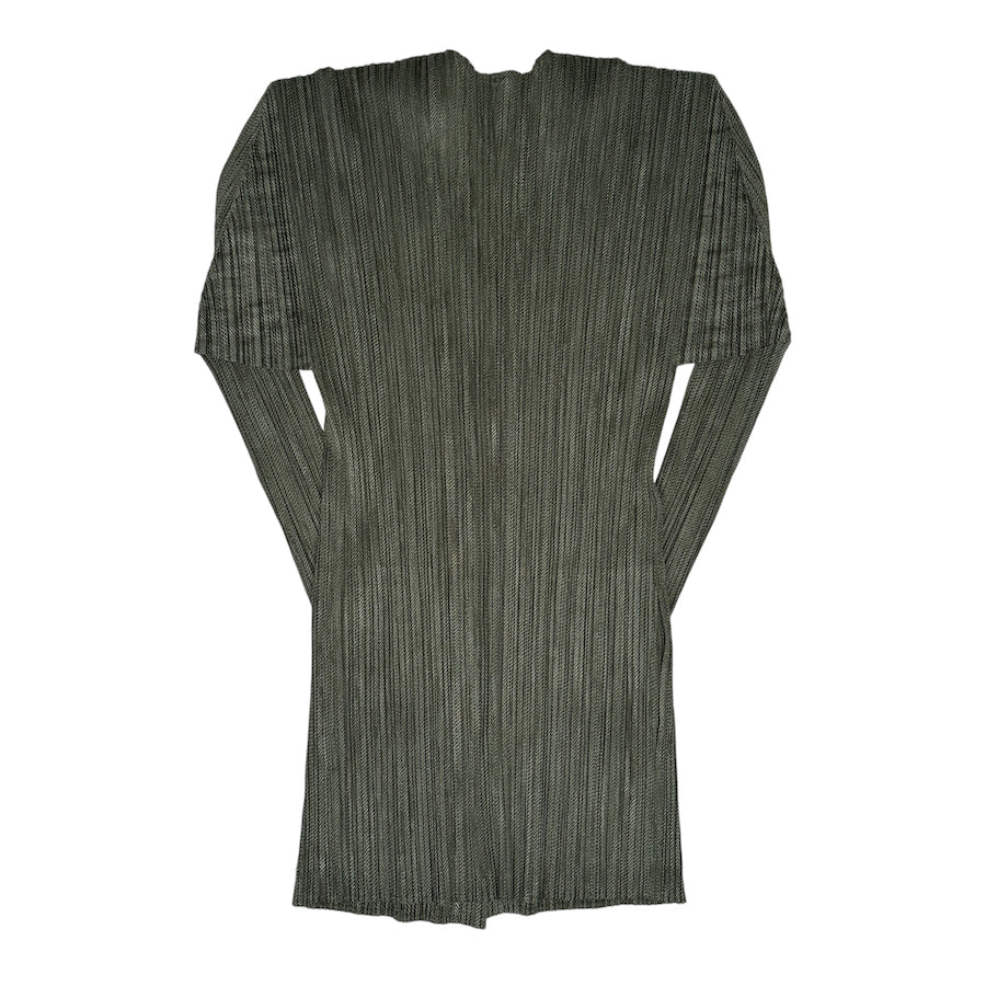 ISSEY MIYAKE PLEATS PLEASE CARDIGAN - GREEN